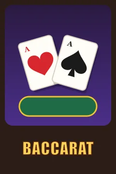 Baccarat la Yes Casino – cărți de joc pe masă verde